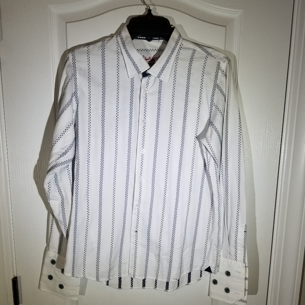 $$$ ROBERT GRAHAM MENS BUTTON DOWN SIZE XL